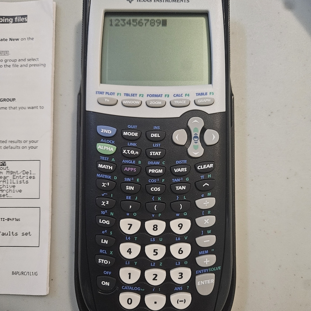 TI 84 Plus Graphing Calculator